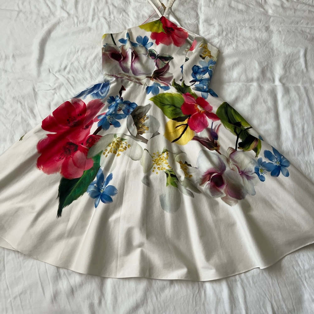 Ted Baker Corpina Floral Halter Sundress